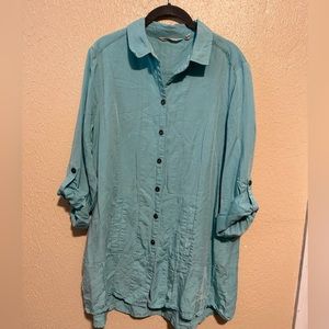 Soft‎ Surroundings Tencel Island Breeze Shirt Large